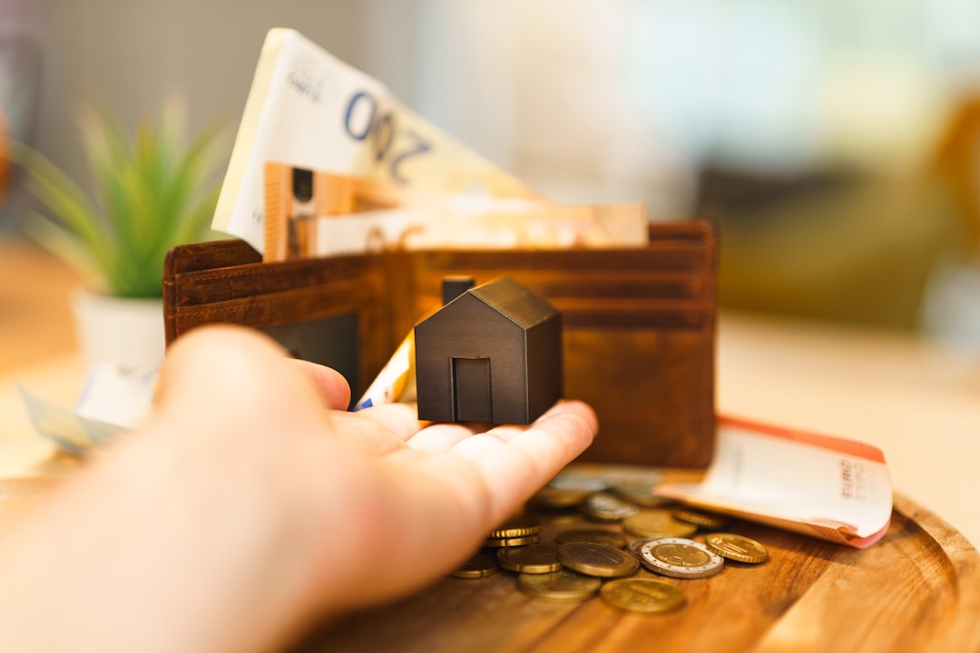 services-01 household expenses housing costs house miniature wallet